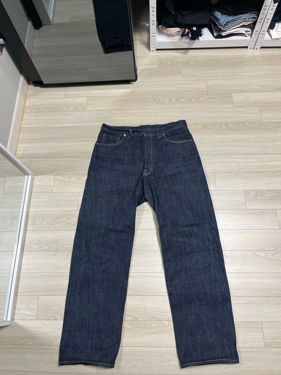 아웃스탠딩 대전판 셀비지 데님팬츠 34 상품이미지1