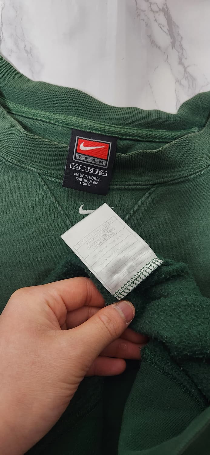 3XL 나이키 마이애미 빅사이즈 딥그린 오버핏 맨투맨 올드스쿨 상품이미지5
