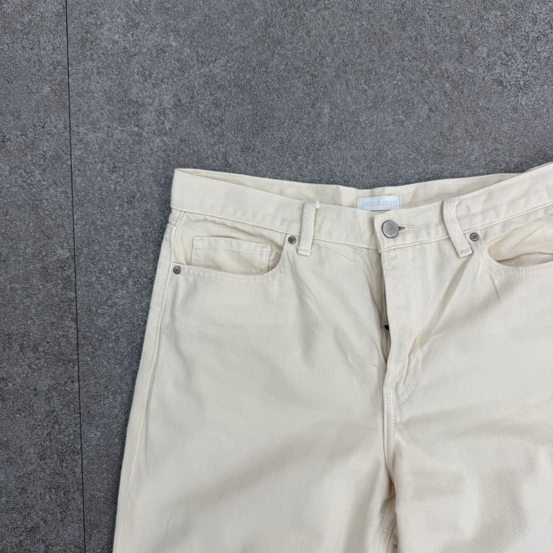 유니클로 베이지 남성 면바지 31인치 상품이미지4