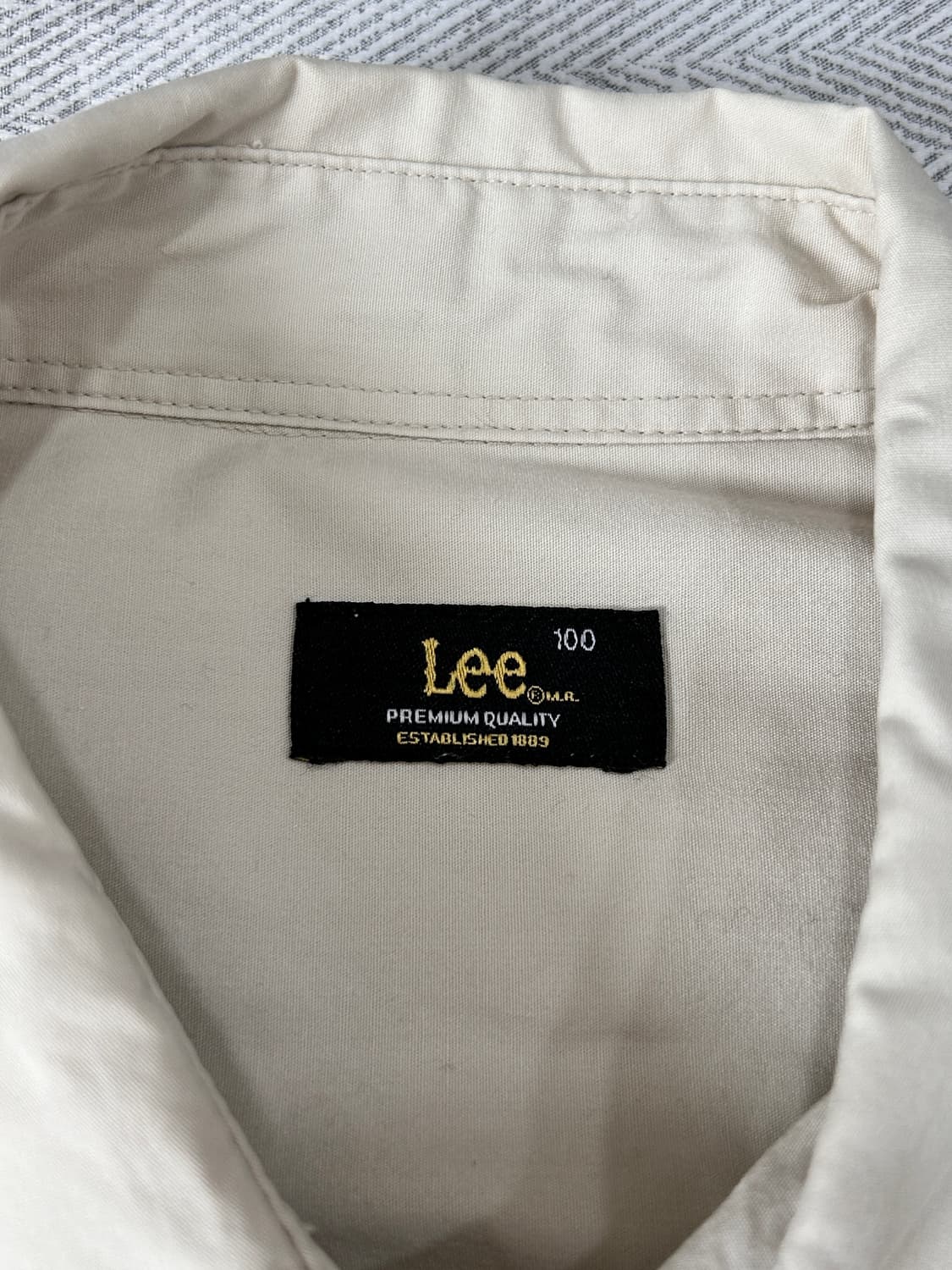 Lee 리 베이지 여유핏 셔츠 남방 100 vintage 상품이미지6