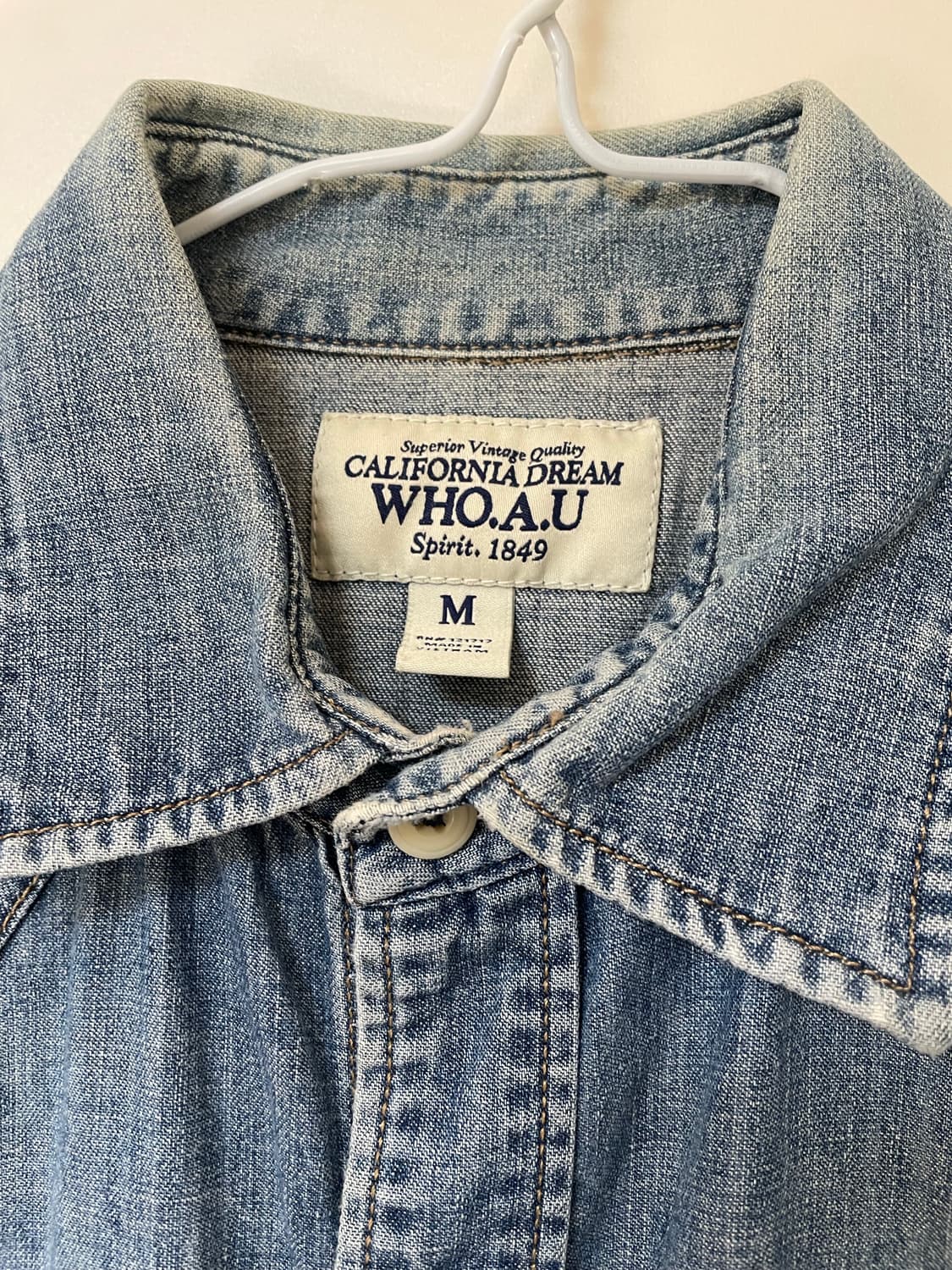 WHO.A.U 데님 셔츠 M 상품이미지2