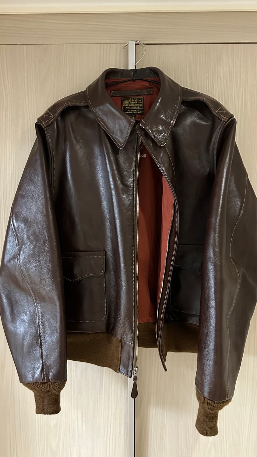 버즈릭슨 A-2 러프웨어 브라운립 상품이미지2