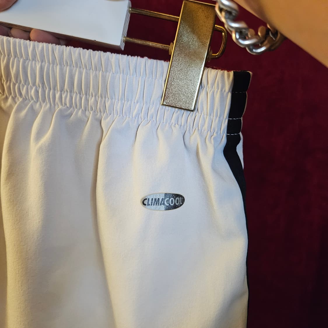 아디다스(Adidas) 나일론 스포티 3선 메쉬 밴딩 스커트 90size 상품이미지3