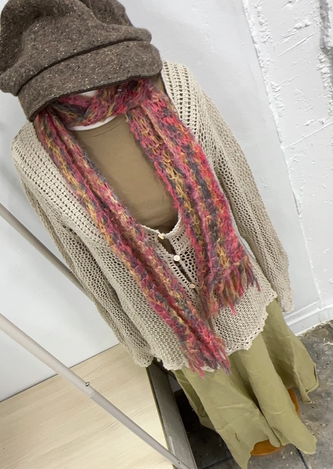 🧣하구미의 목도리 코디세트🧣그런지 히피 에스닉 오리엔탈 가을 레이어드 상품이미지5