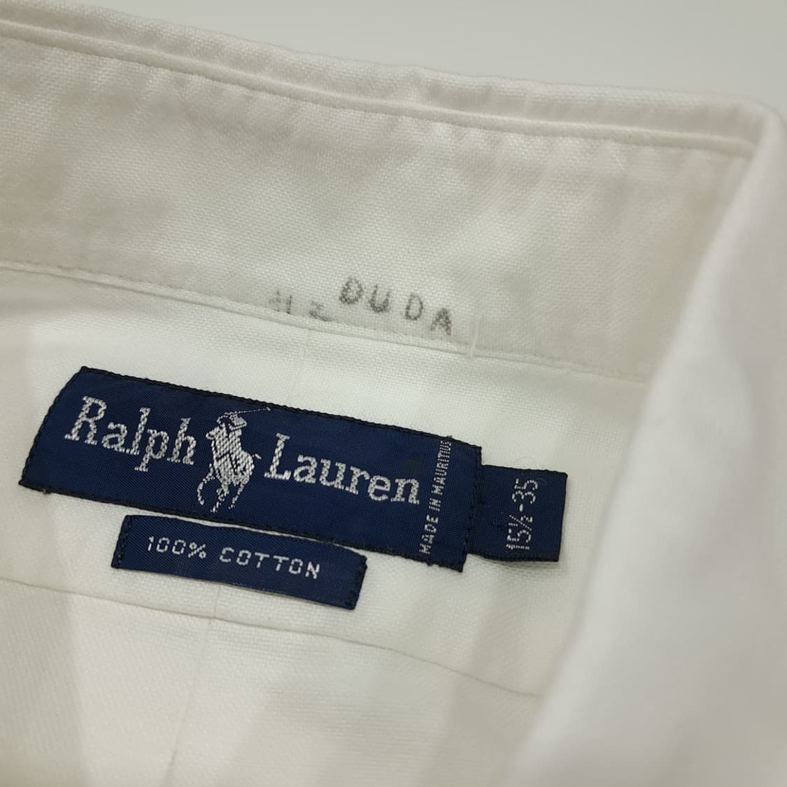 CL450 M 폴로 90s 코튼 멀티포니 옥스포드 화이트 셔츠 남방 상품이미지3