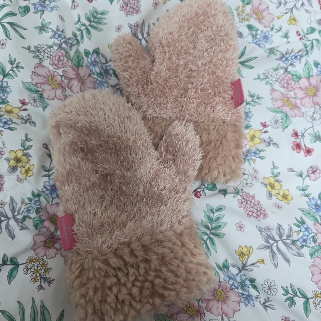 도쿄 디즈니랜드 일본빈티지)디즈니씨 한정판 로맨틱 리본 쉐리메이 털장갑 상품이미지5