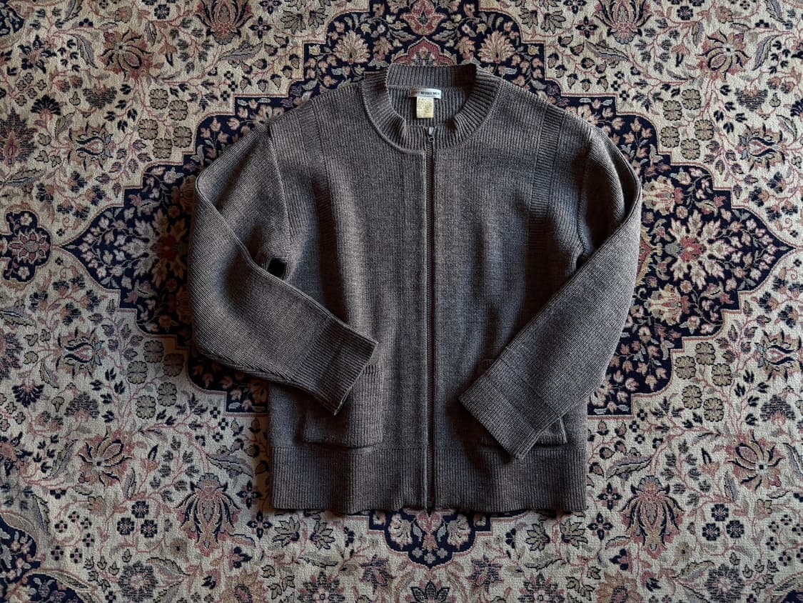 이세이 미야케 아키이브 짚업 가디건 100~105 상품이미지1