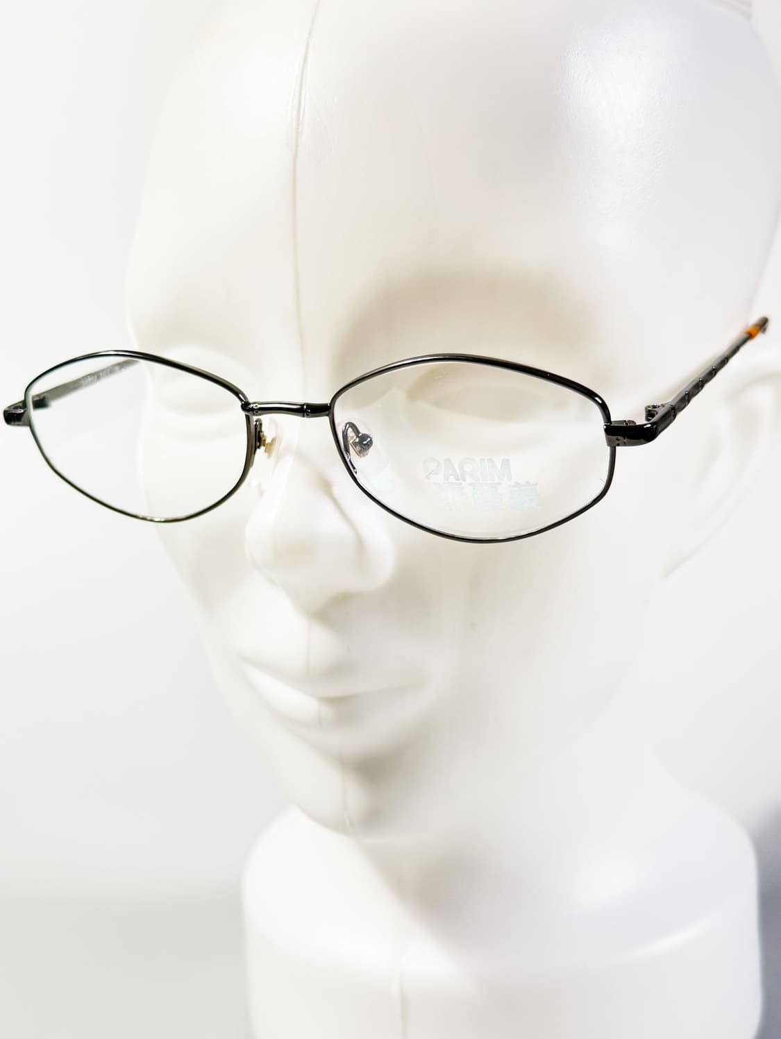 90s PARIM 건메탈 슬림 오벌 프레임 빈티지 안경 상품이미지7