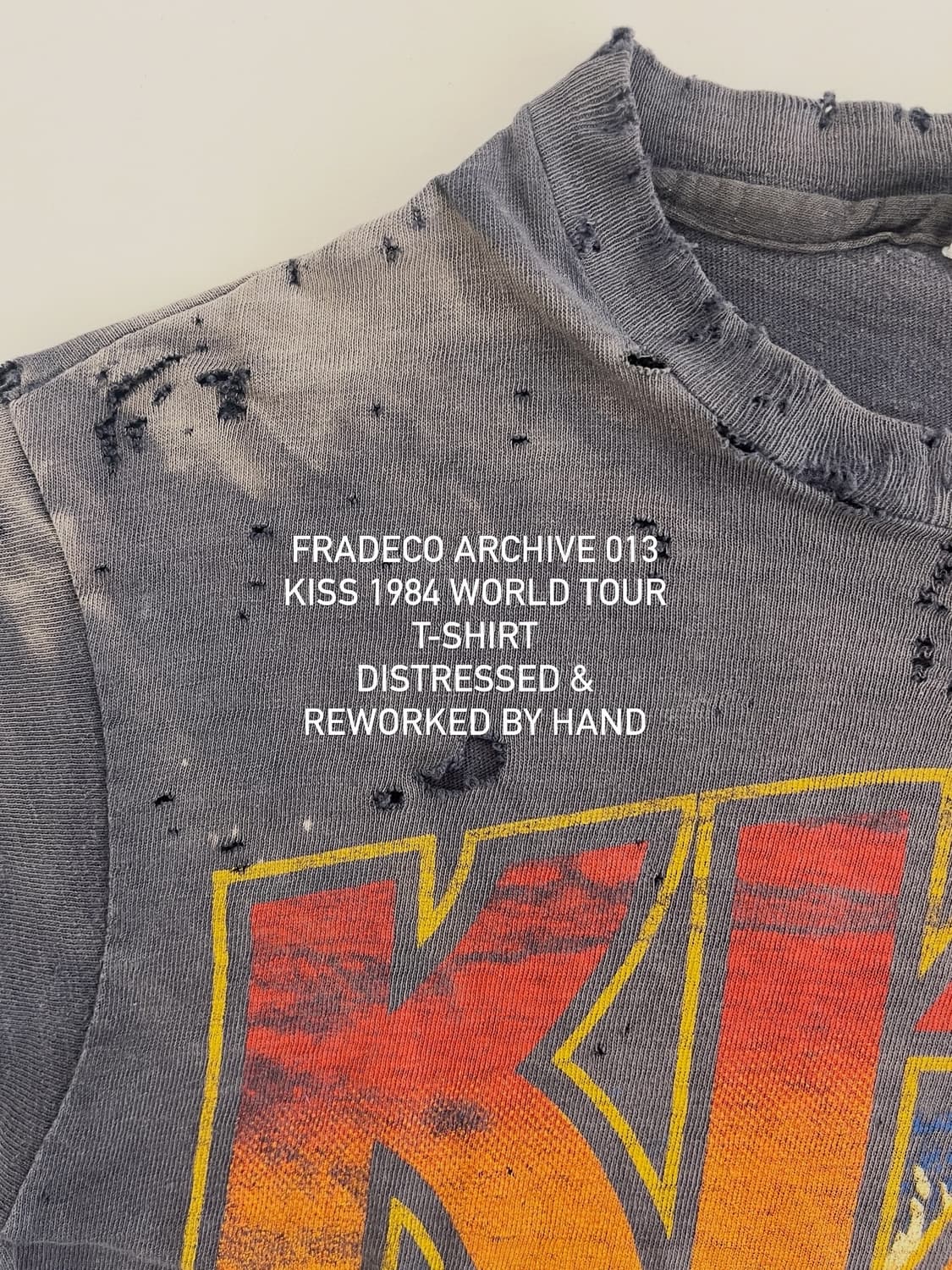 Vintage KISS 1984 World Tour  T-shirt 상품이미지4