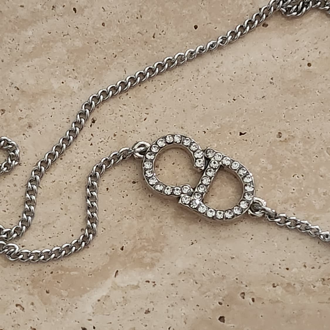 디올 CD 정품 빈티지 업사이클링 목걸이 상품이미지2