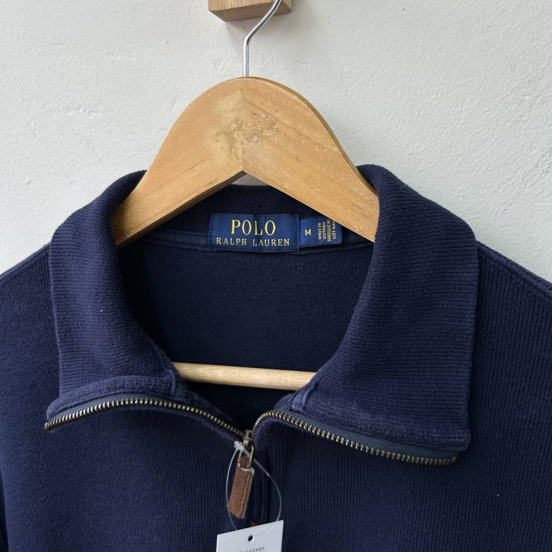 15897 - 폴로 랄프로렌 네이비 반집업 니트 상품이미지4
