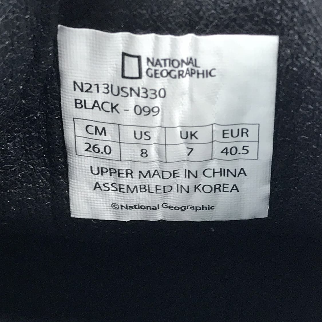 내셔널지오그래픽 누크 보트화 신발 남성260 상품이미지10