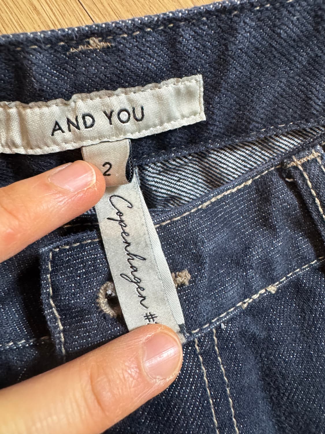 and you앤유 올보르 트레이트 데님 팬츠 상품이미지3