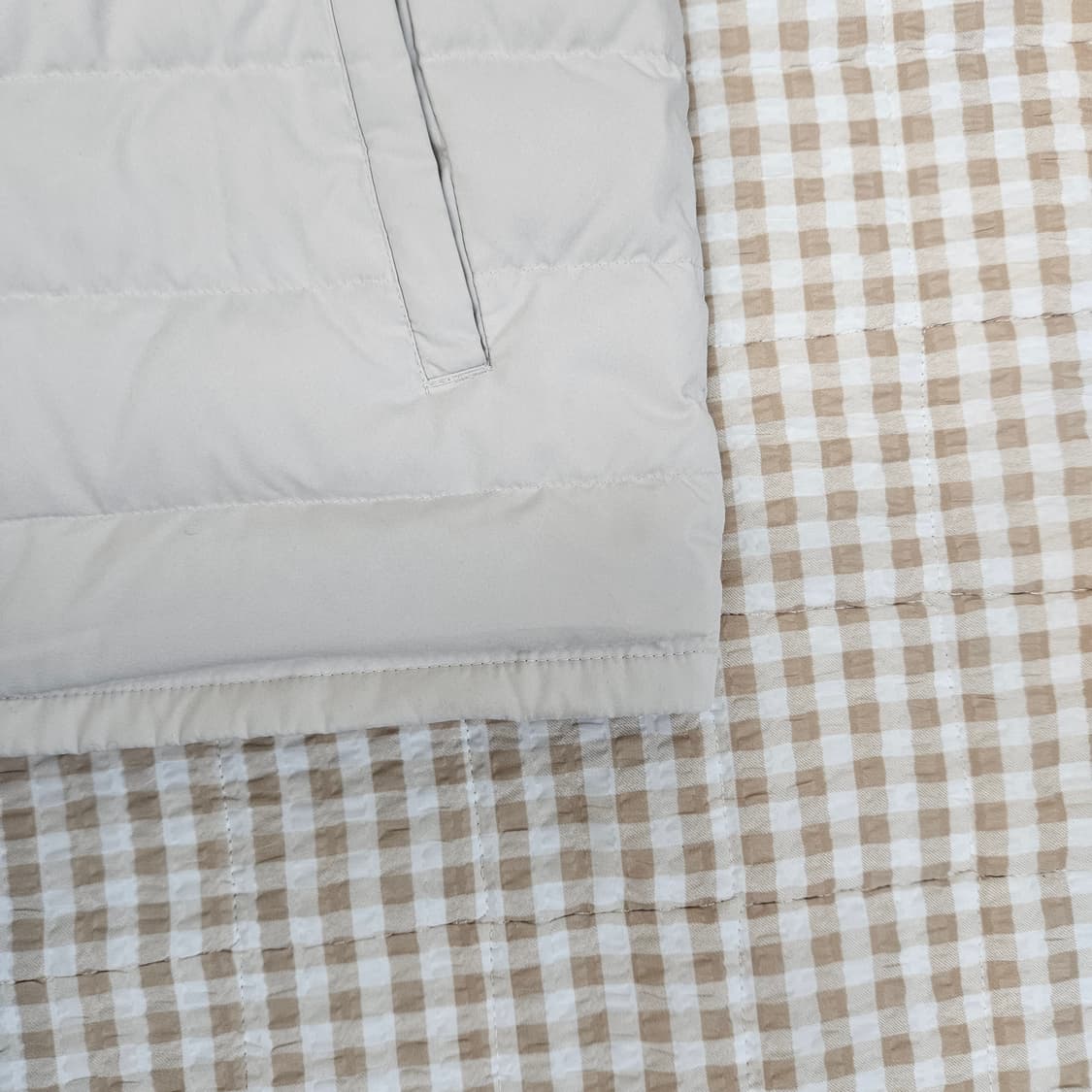 앤듀 거위털 경량패딩 베스트 남자100 상품이미지5