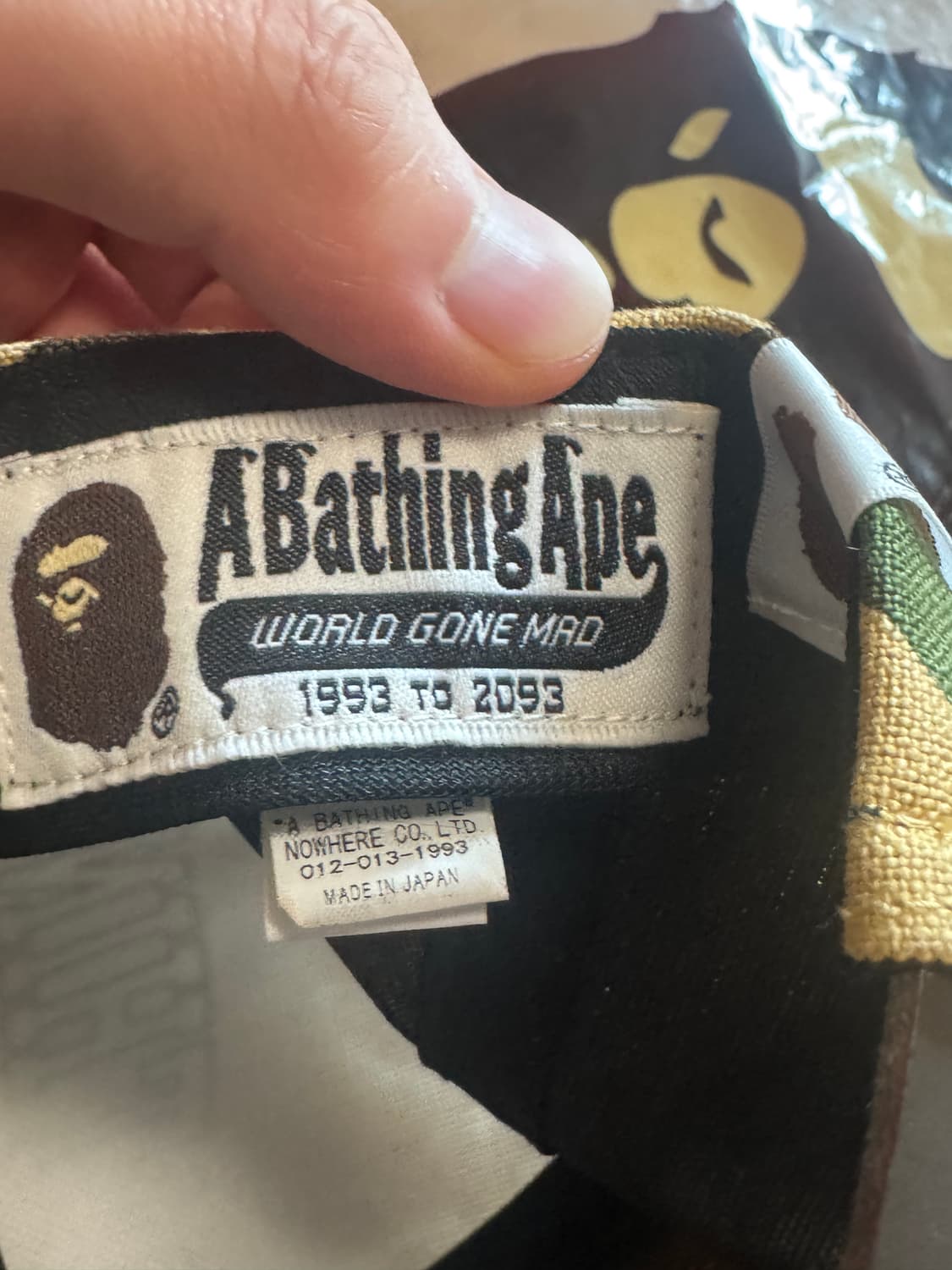 BAPE 1st 카모 캡 상품이미지5