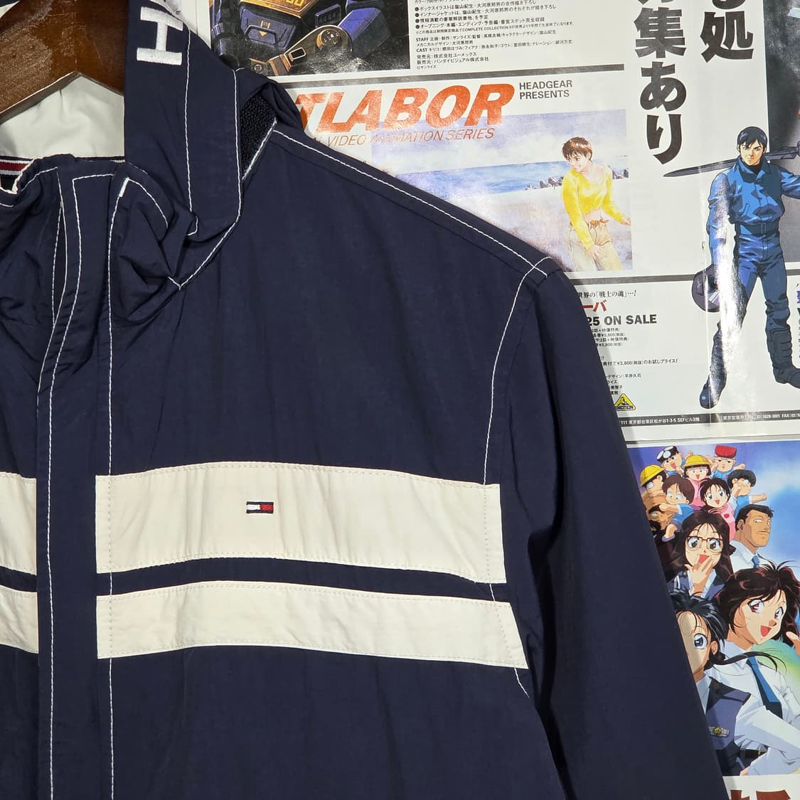 타미힐피거 올드스쿨 네이비 기모 바람막이 상품이미지3