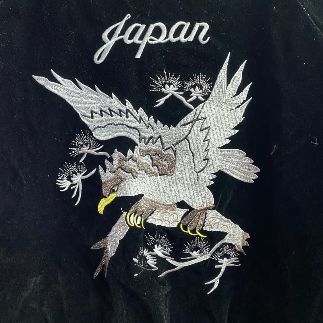 빈티지 블랙 벨벳 리버시블 스카쟌 자켓 B4010 상품이미지5