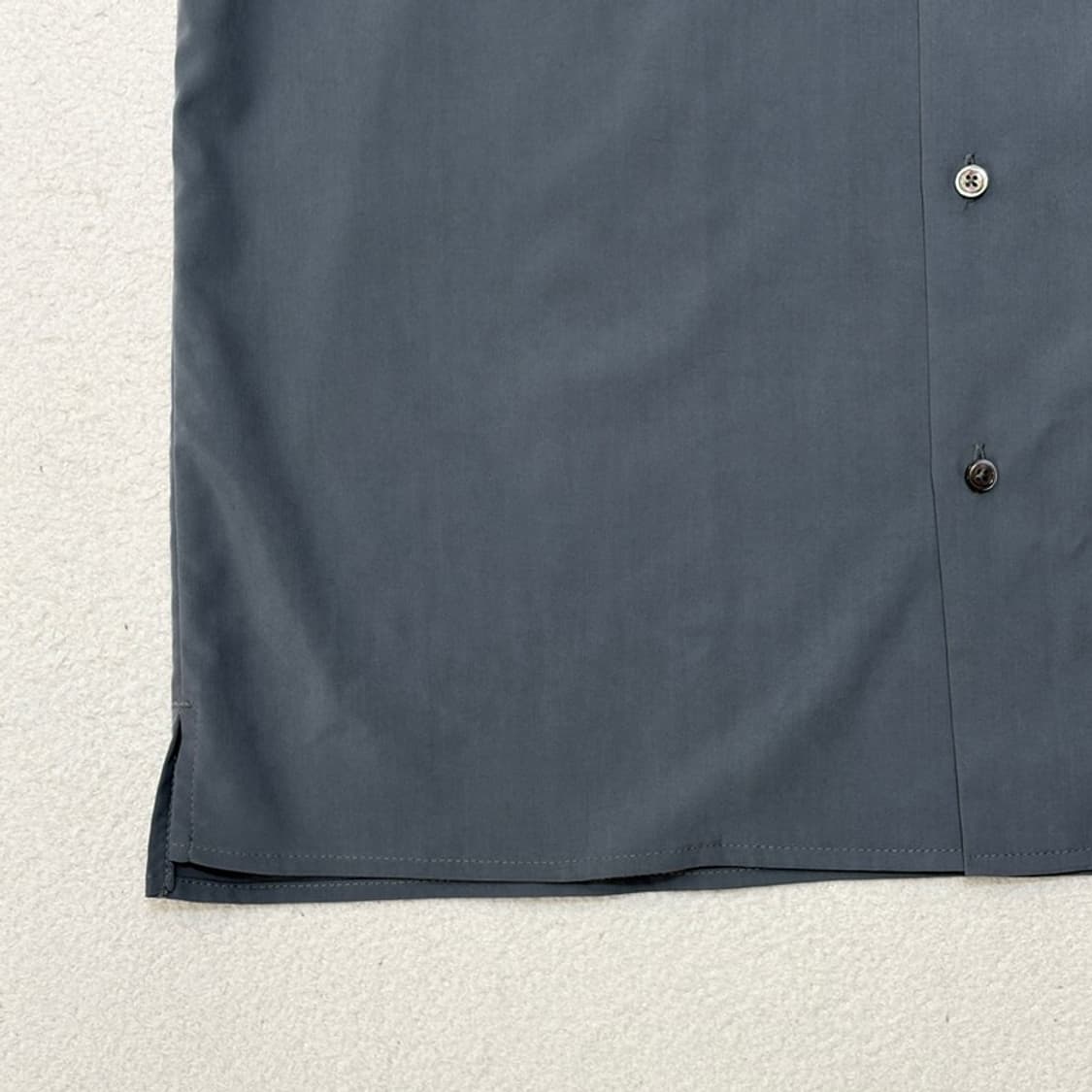 WOOYOUNGMI(솔리드옴므) 그레이블루 반팔 셔츠 46 상품이미지3