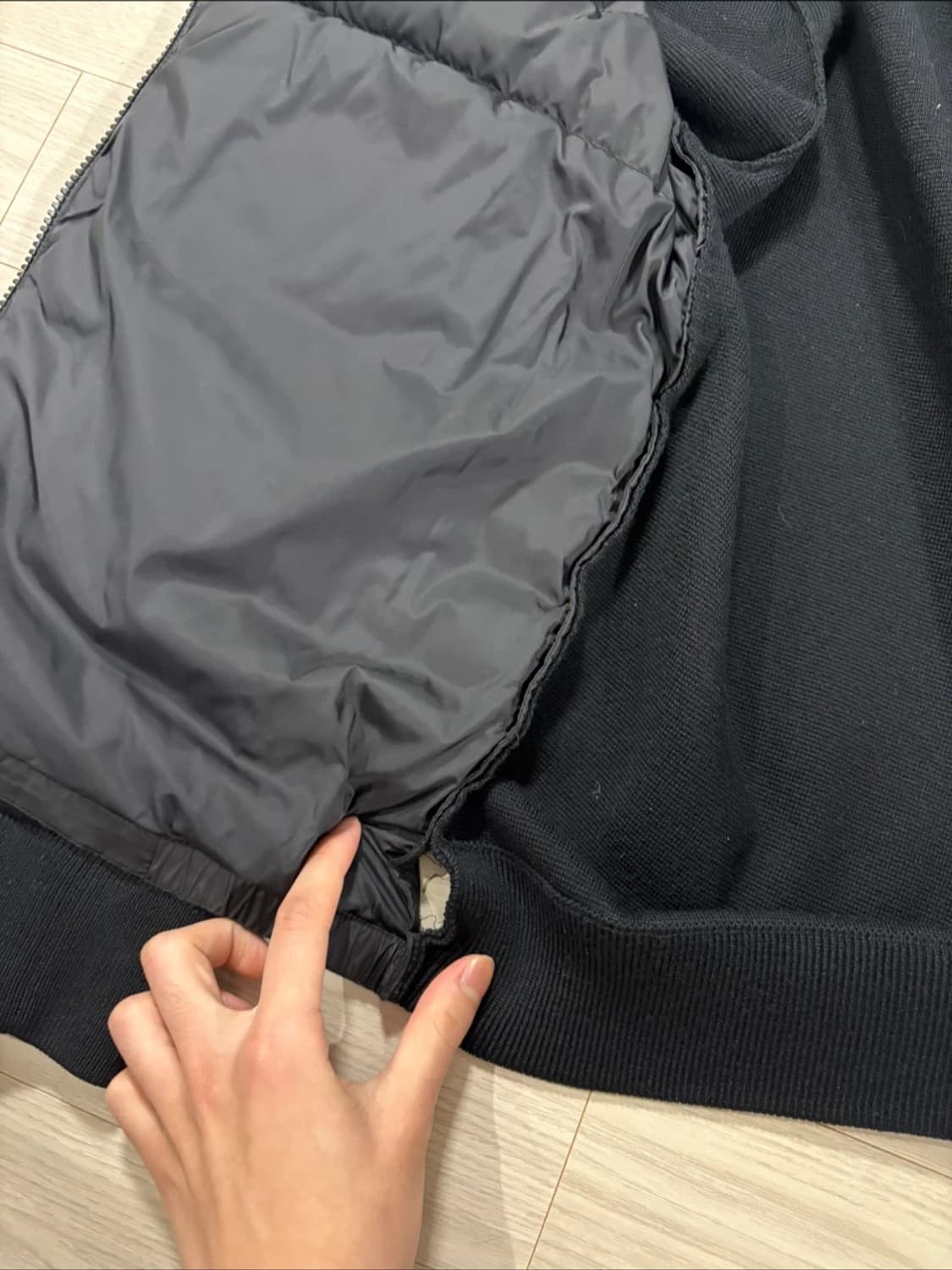 몽클레어 니트패딩 [L] 상품이미지5