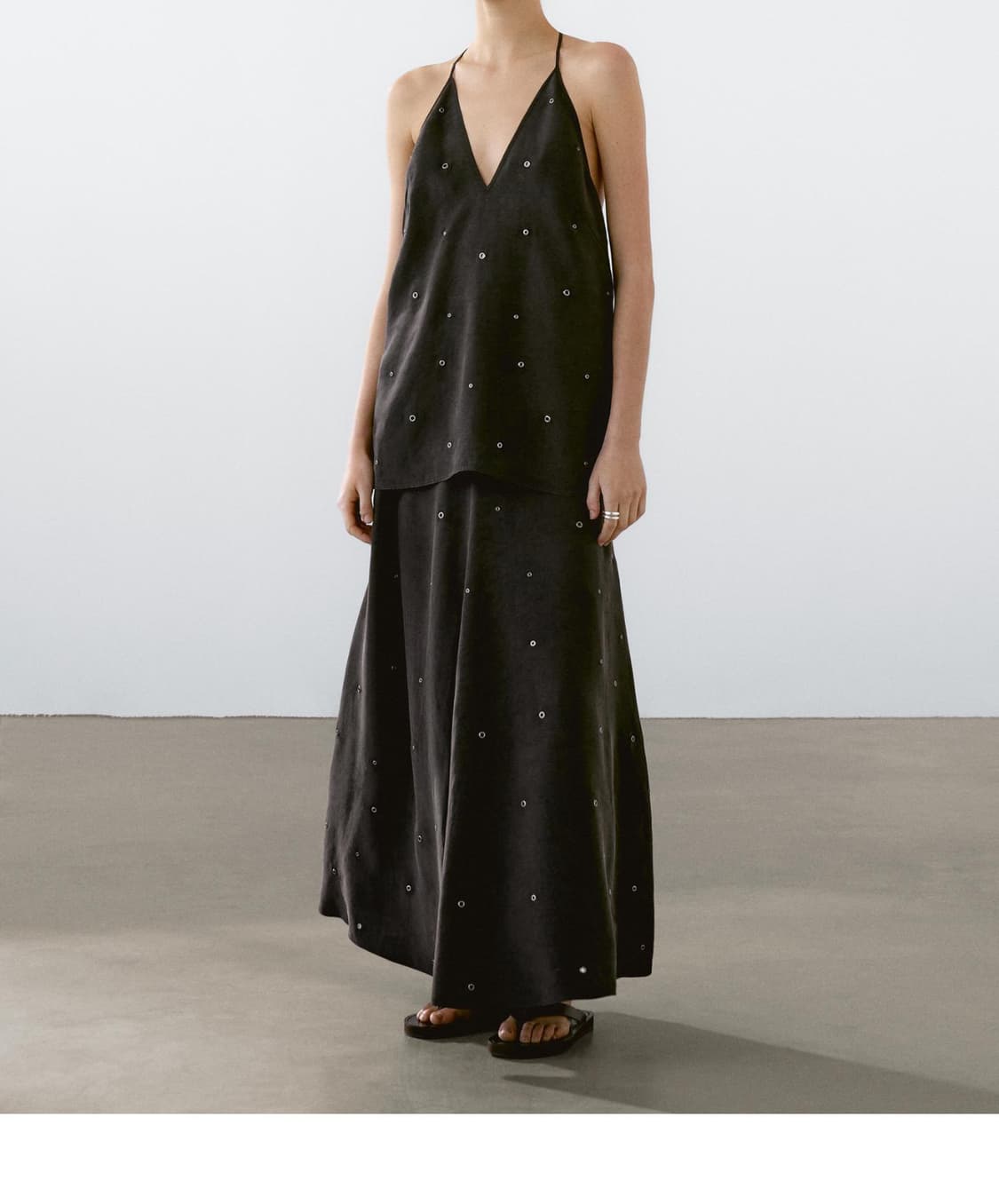 아일렛 롱스커트 상품이미지1