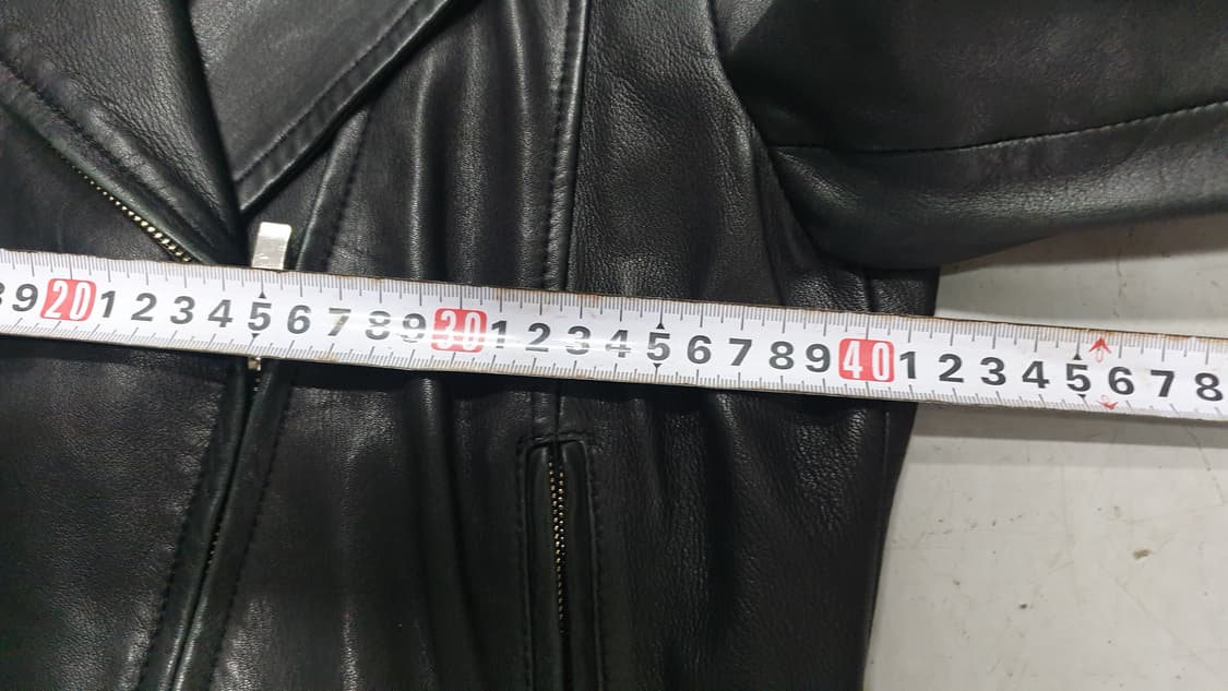 마시모두띠 블랙 가죽 라이더 자켓 상품이미지6