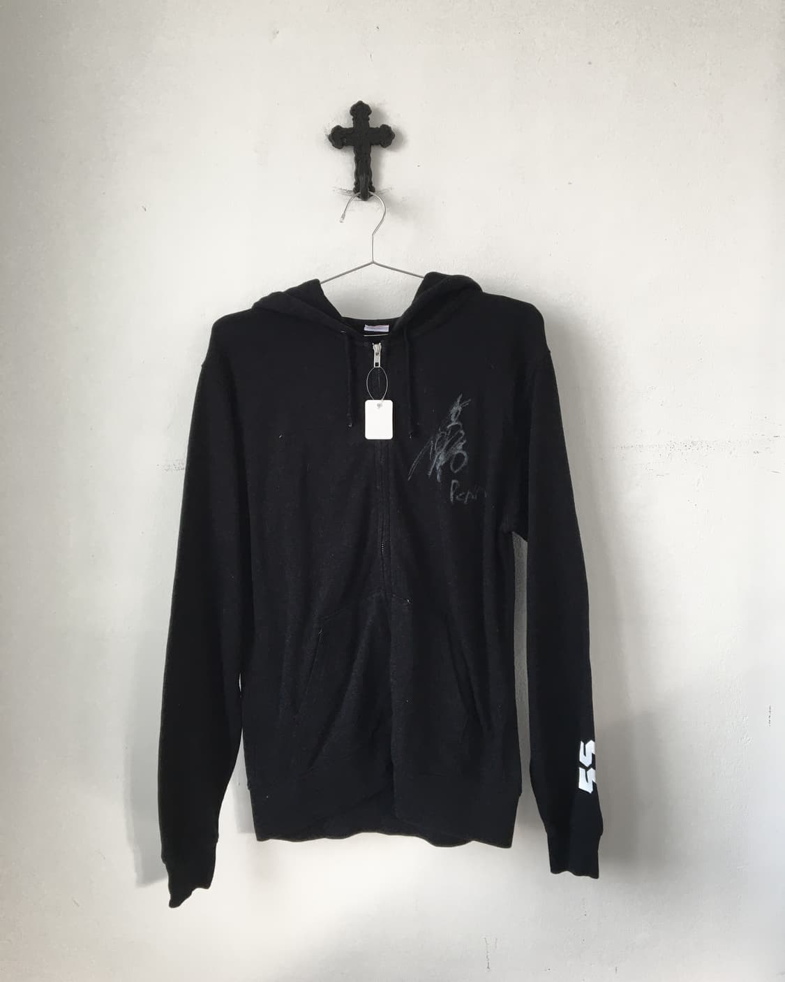 Back printing hood zip up 상품이미지3