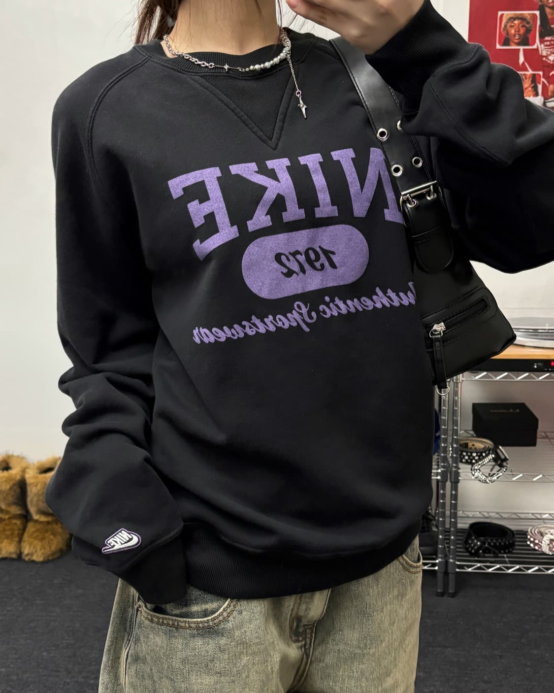 나이키 00s 스펠로고 맨투맨 상품이미지3