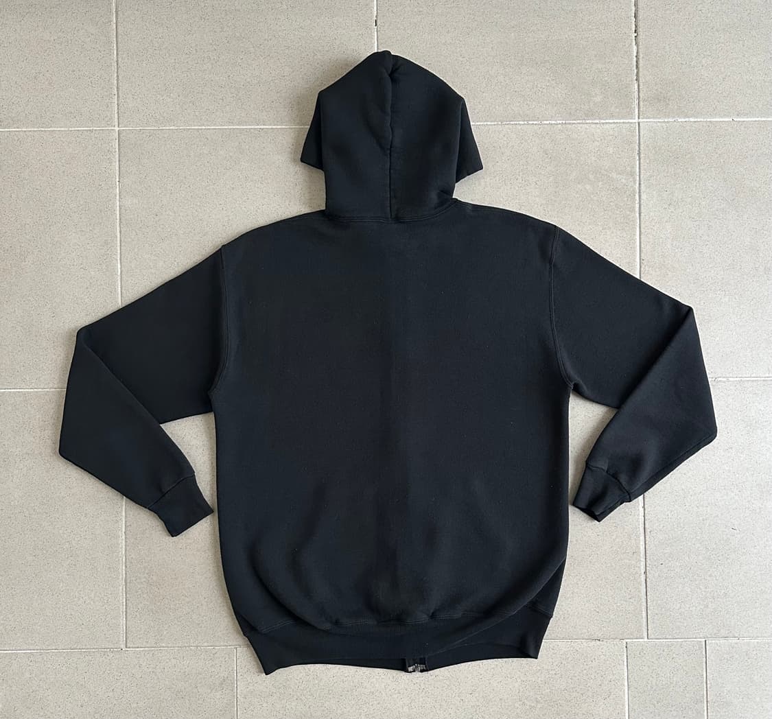 90s 빈티지 러셀 후드집업 블랙 XL USA 상품이미지2