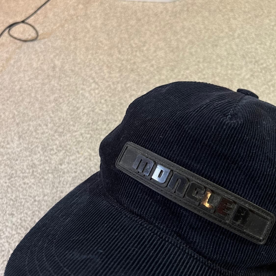 몽클레어 코듀로이 볼캡 상품이미지2