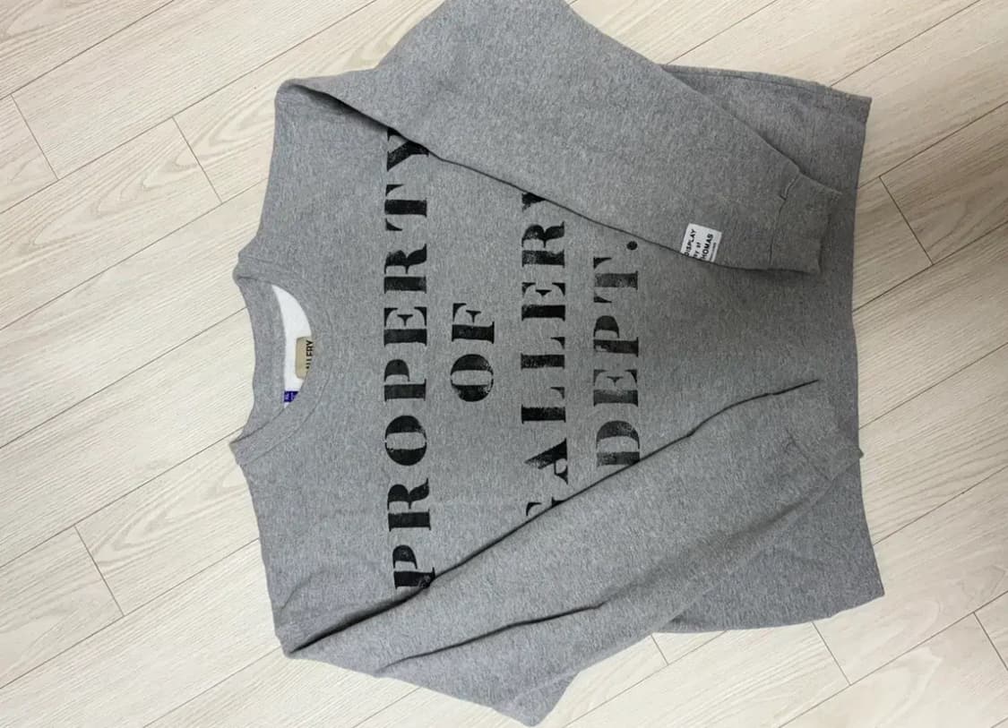 [XL] gallery dept 로고 맨투맨 상품이미지1