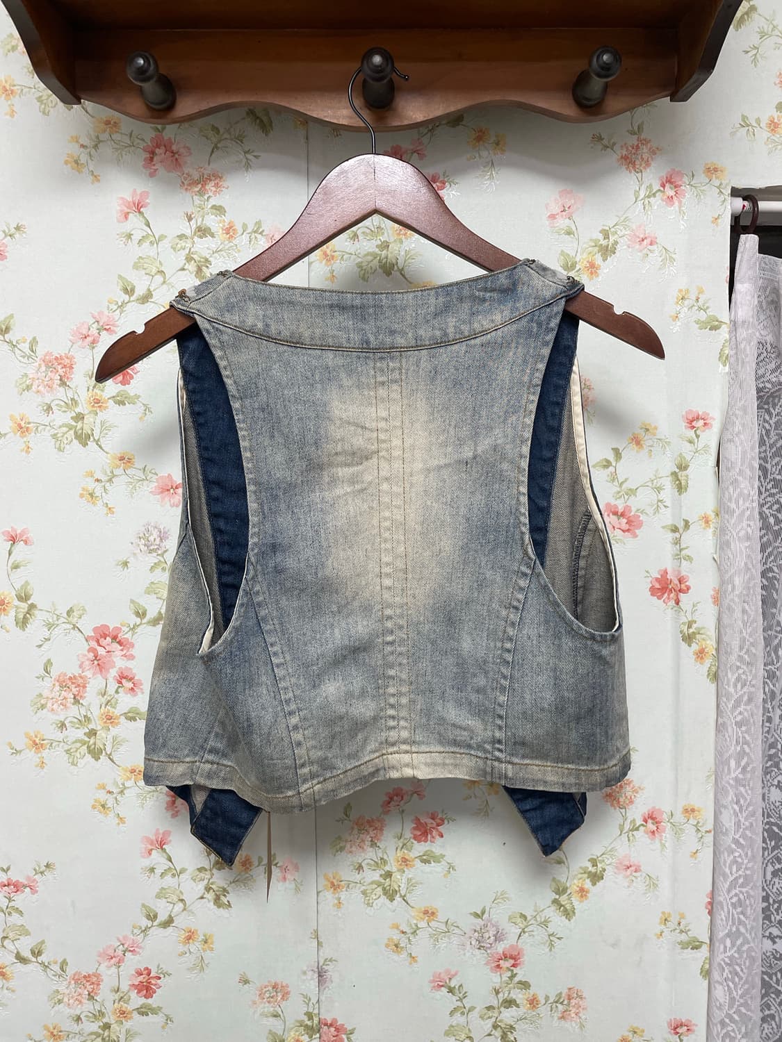 에스닉 비즈 데님 베스트 상품이미지2