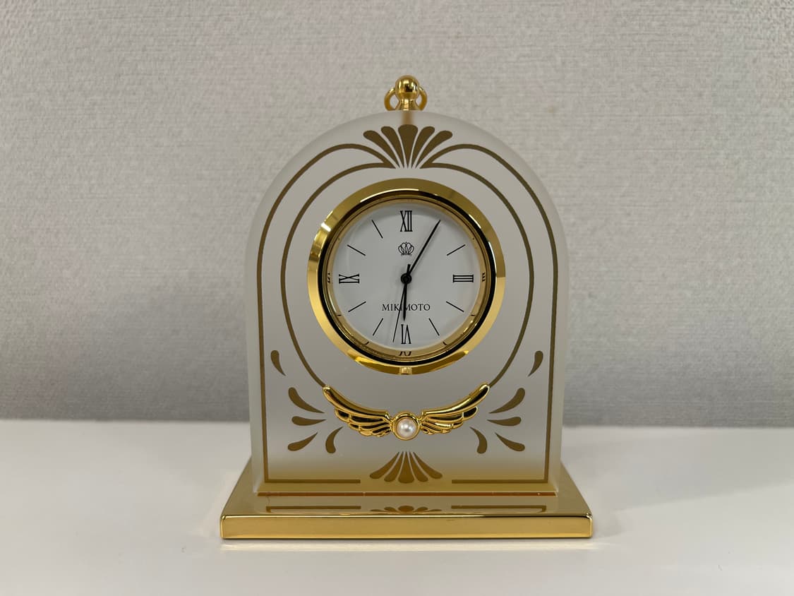 미키모토 펄 진주 아치형 탁상시계 MIKIMOTO 5번 상품이미지2