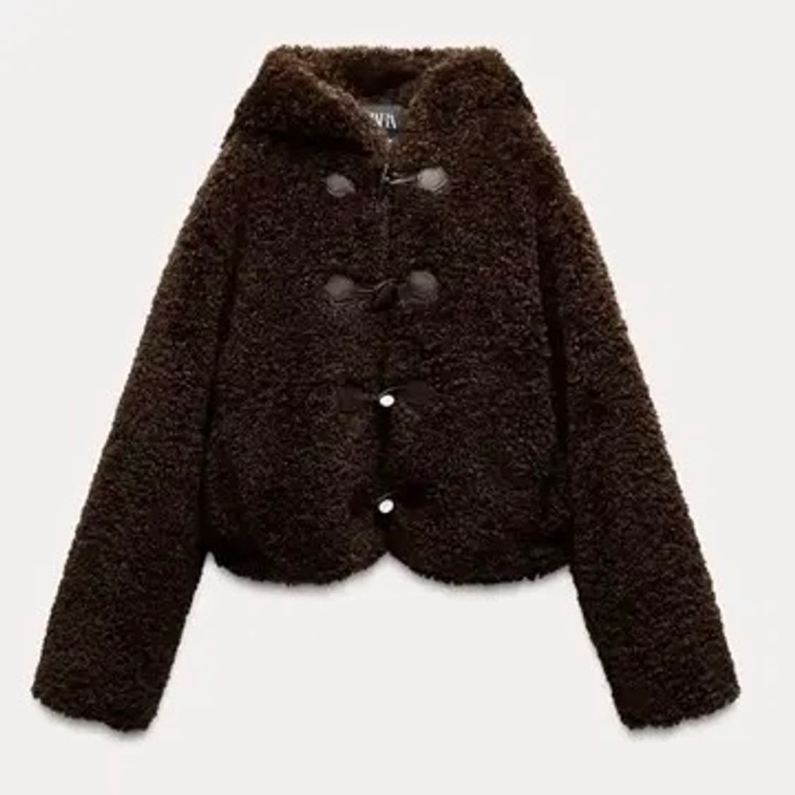 (상태 최상) 자라 ZARA 시어링 퍼 토글 자켓 (s) 상품이미지2