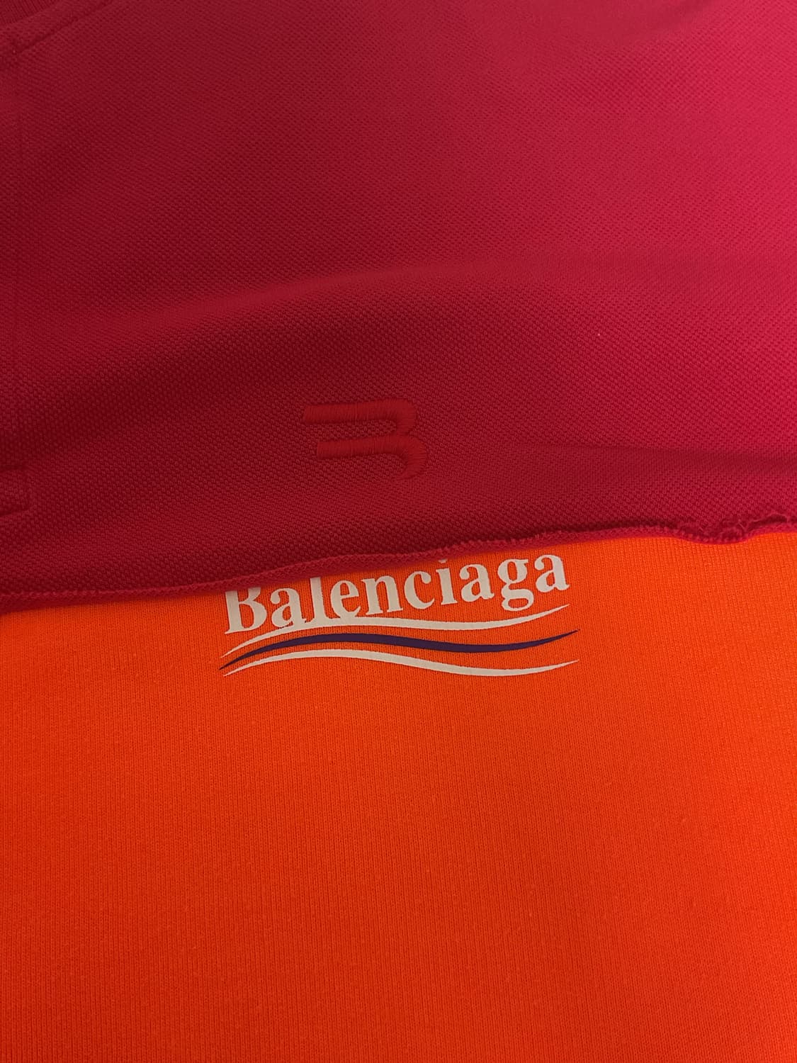 Balenciaga Oversized cutting 폴로티 (백화점택) 상품이미지5