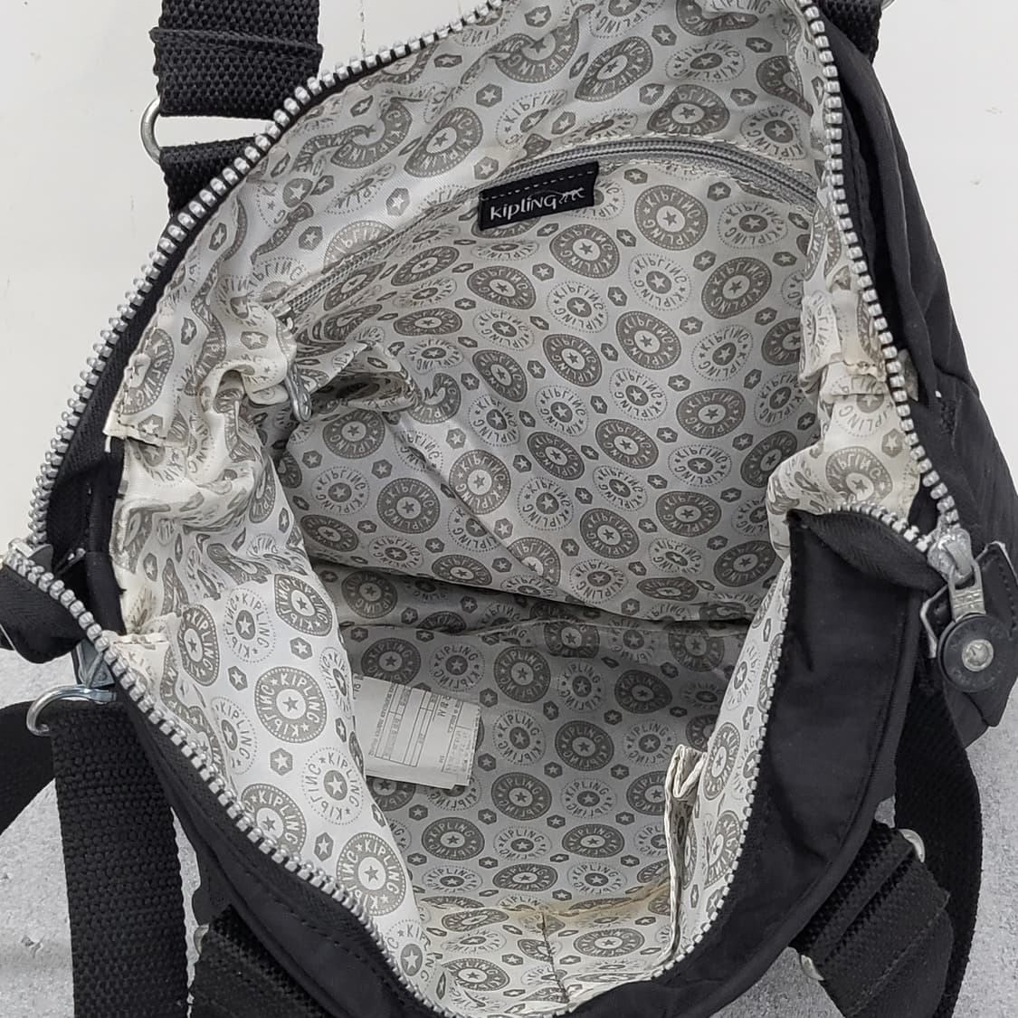 키플링 대형 블랙 토트 크로스백 35x32cm 상품이미지7