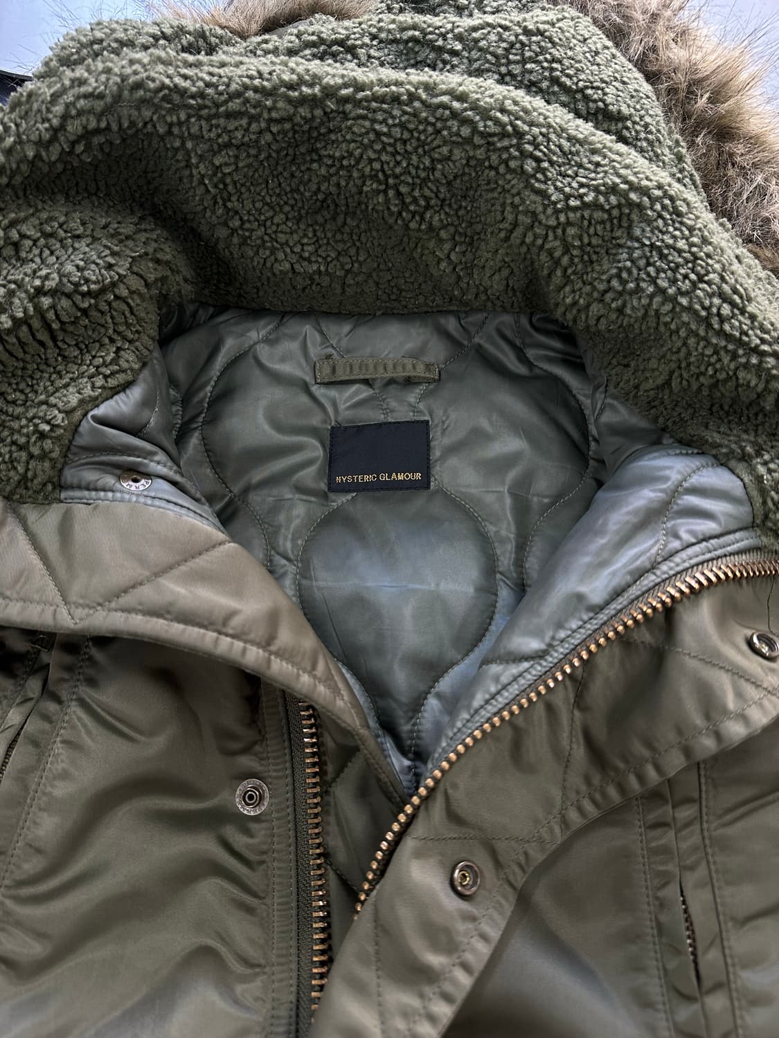 히스테릭글래머 N3b PRIMALOFT 모즈 파카 점퍼 상품이미지9