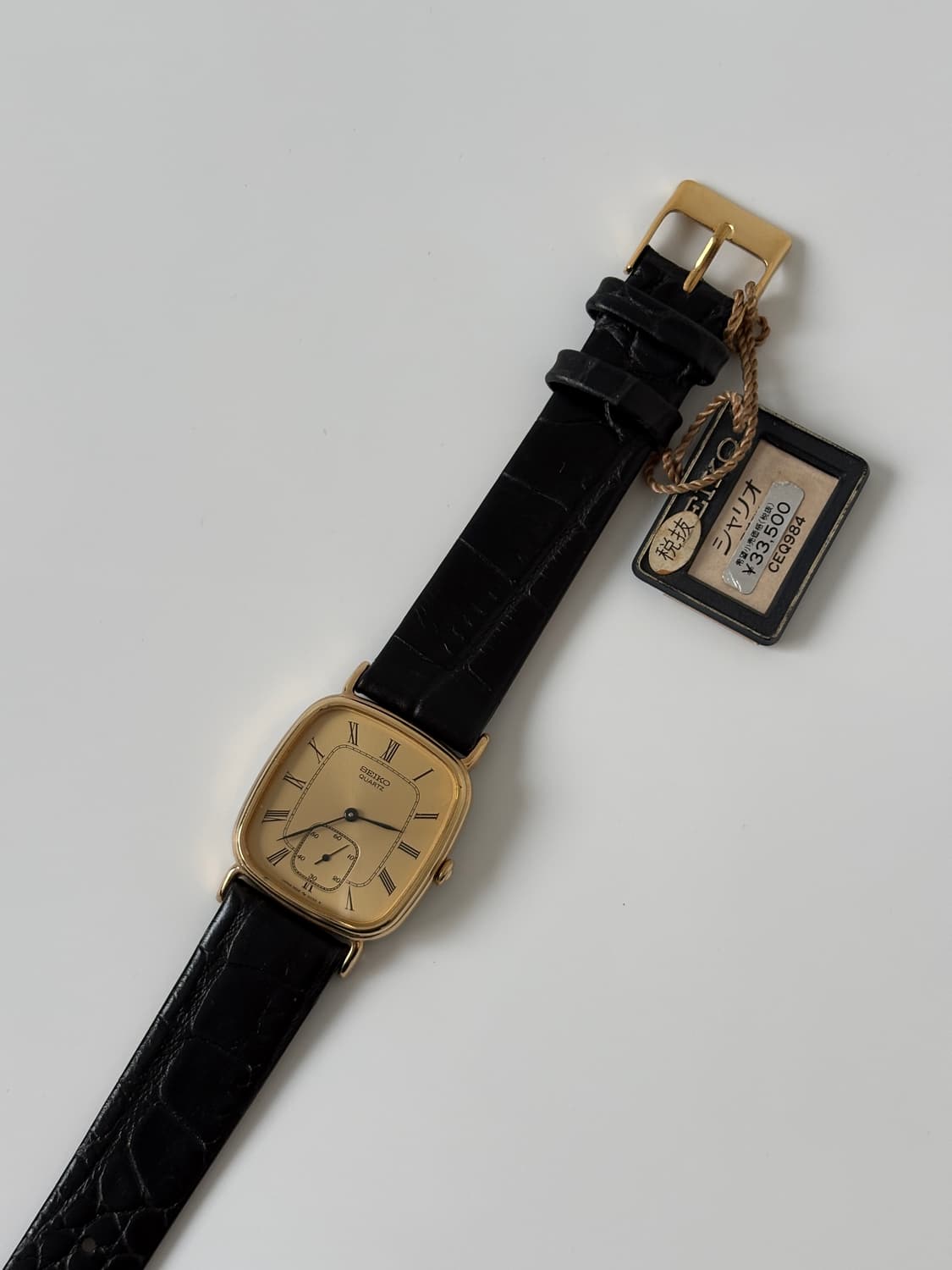 1980s Chariot Small Seconds Gold Quartz 상품이미지3