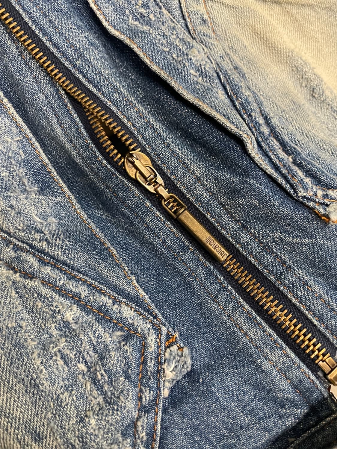 저스트 카발리 멀티 포켓 데님 자켓 상품이미지6