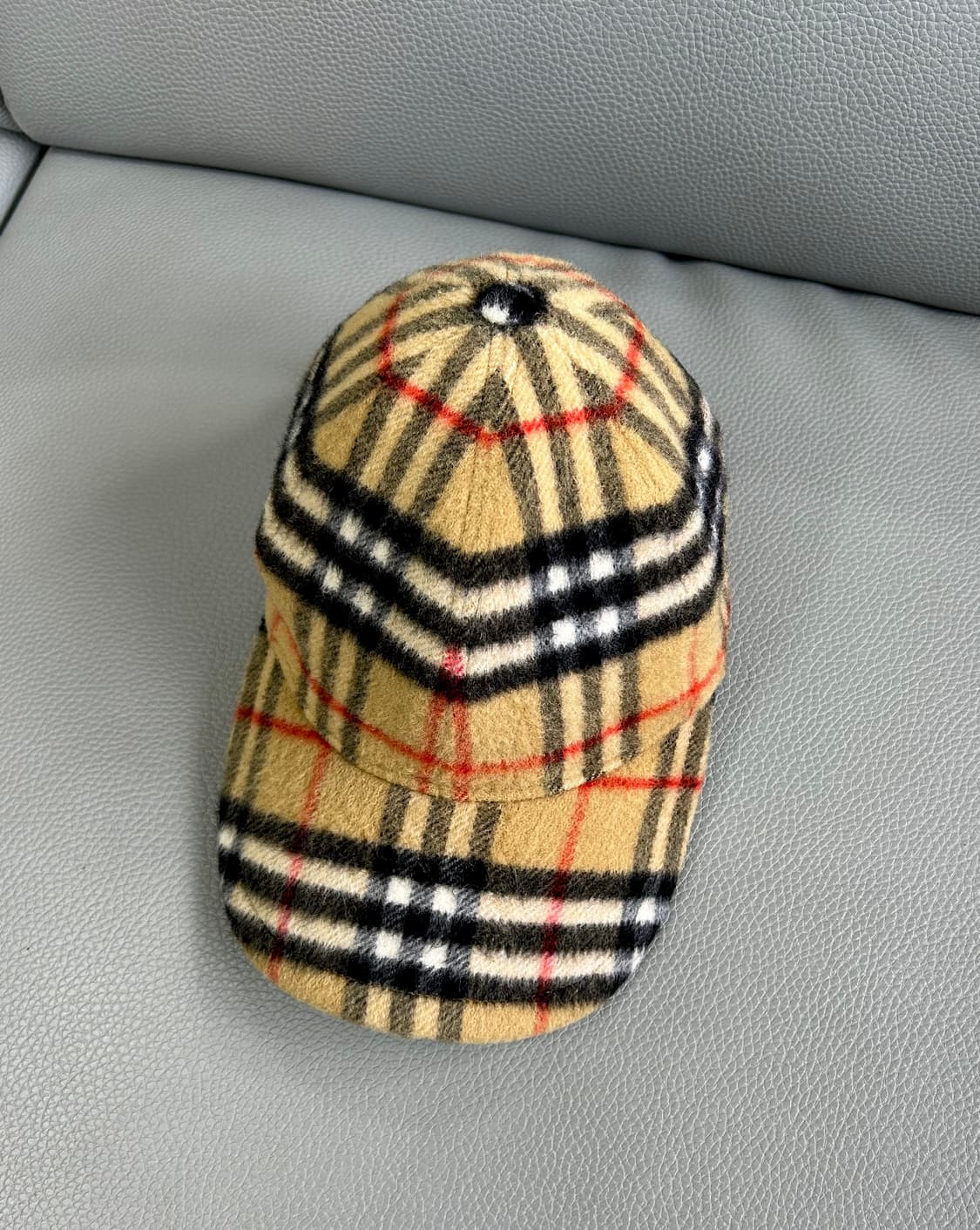 버버리 체크 울 볼캡 상품이미지2