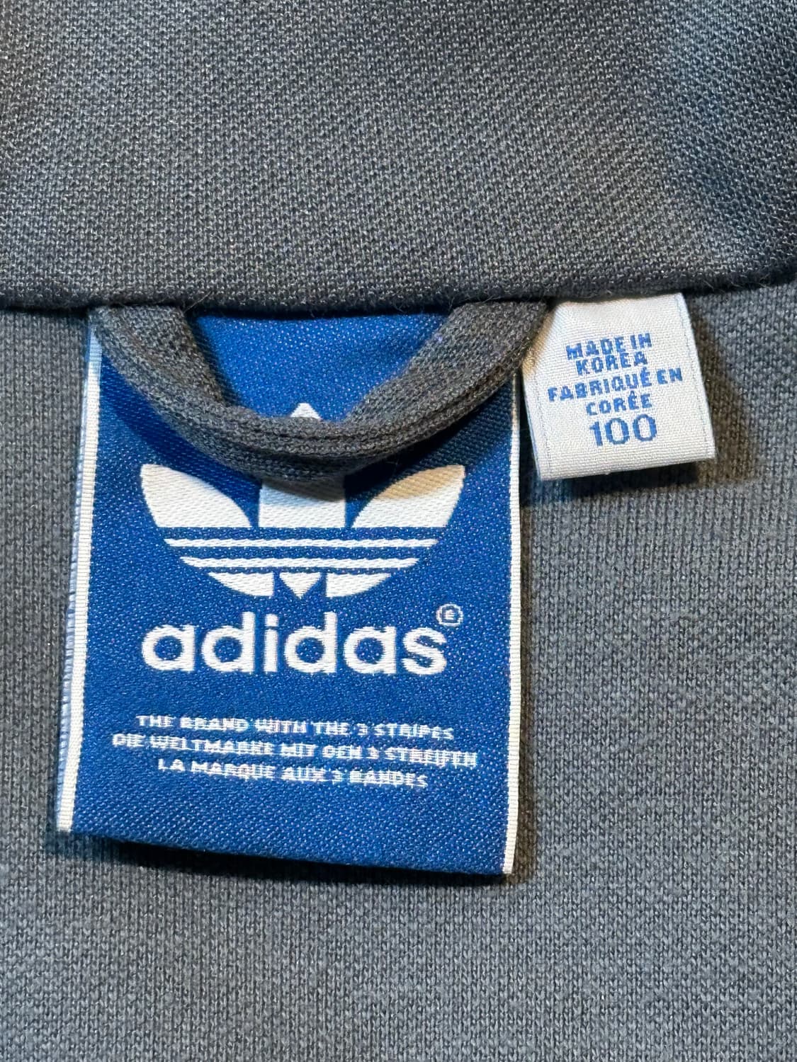 아디다스 ADIDAS 유로파 트랙탑 져지 그레이 형광 상품이미지5