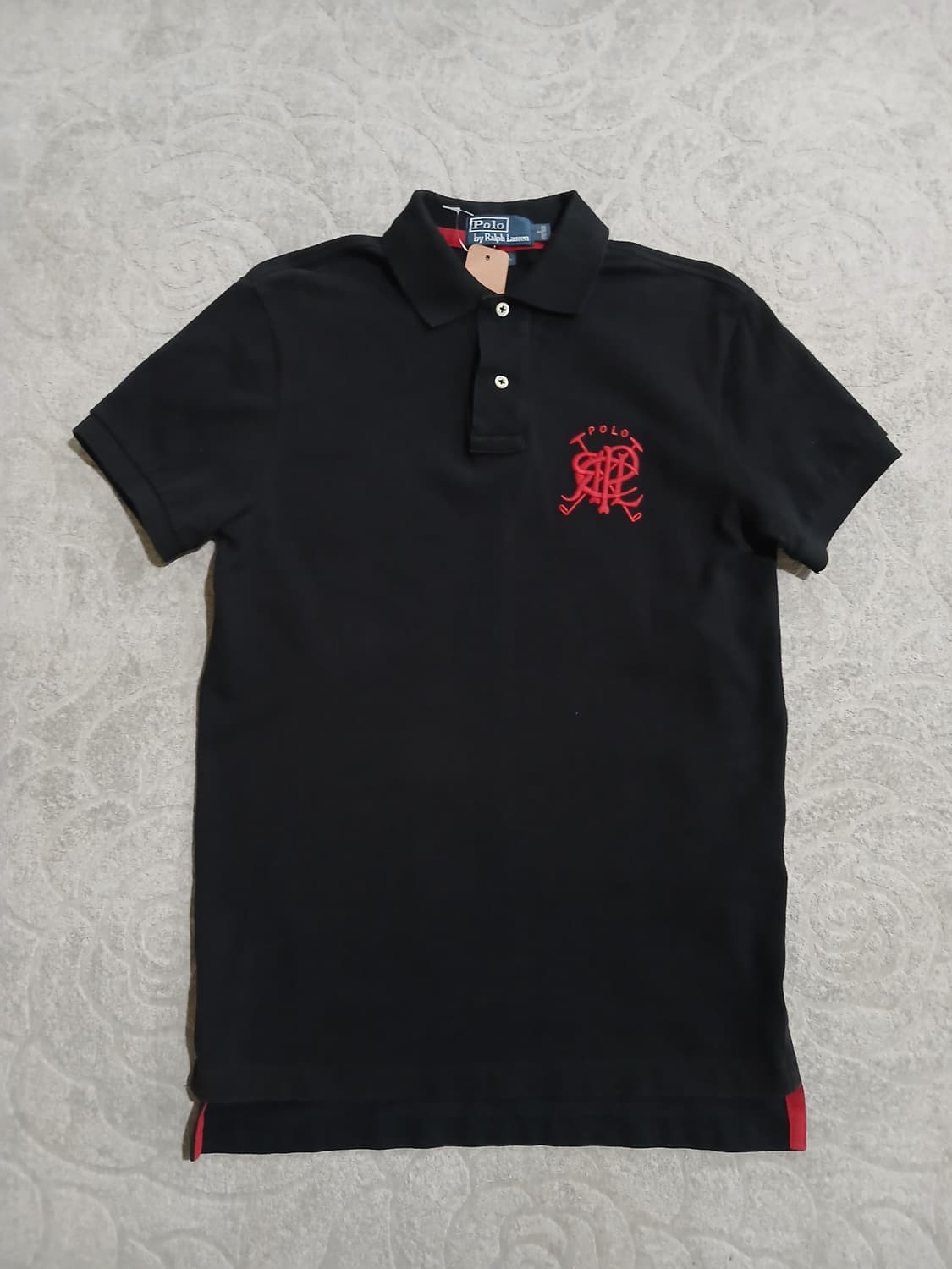 폴로 랄프로렌 블랙 반팔 카라티-S (170/92A)
 상품이미지1