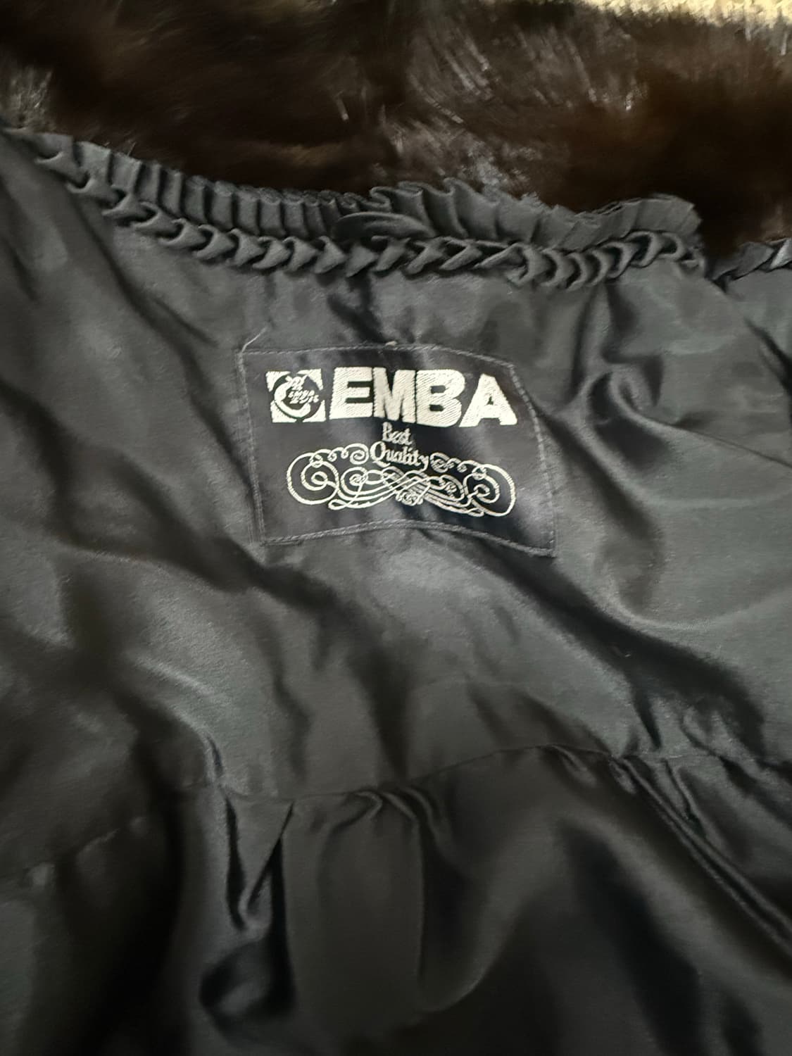 EMBA 풀스킨 롱 밍크코트 상품이미지3