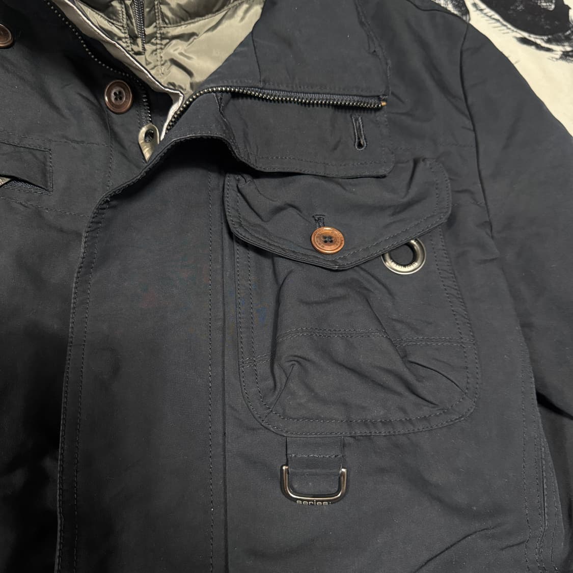 시리즈옴므 패딩 외피내피 105사이즈 상품이미지6