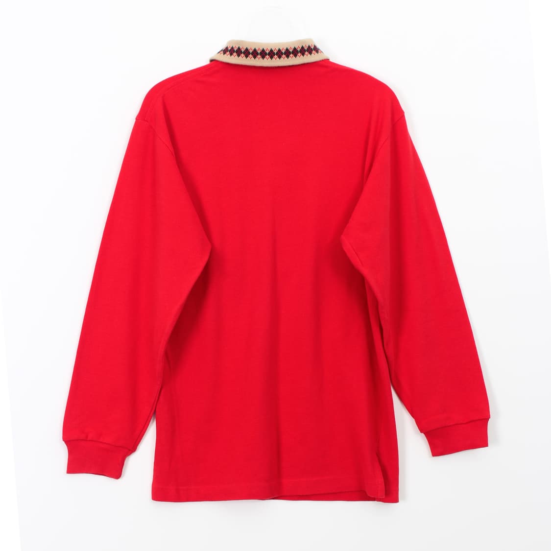 버버리 클래식 체크 자수 레드 pk 셔츠 카라티 상품이미지8