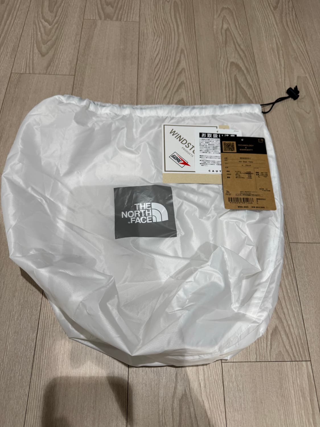 일본판 노스페이스 힘다운 파카 블랙 L 상품이미지2