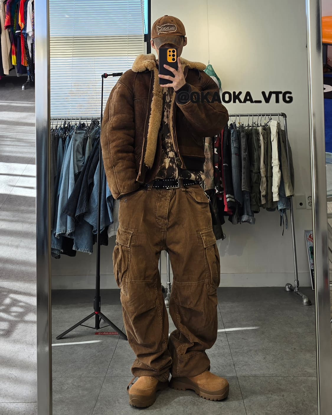 80's schott b-6 무스탕 자켓 상품이미지3