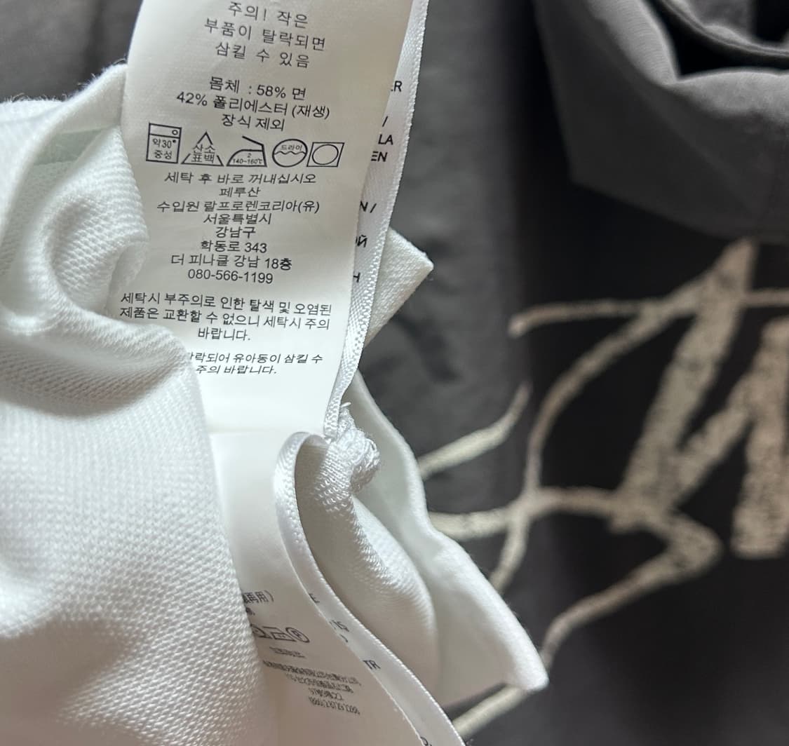 (오늘할인가) 폴로 랄프로렌 화이트 티셔츠(M) 상품이미지4