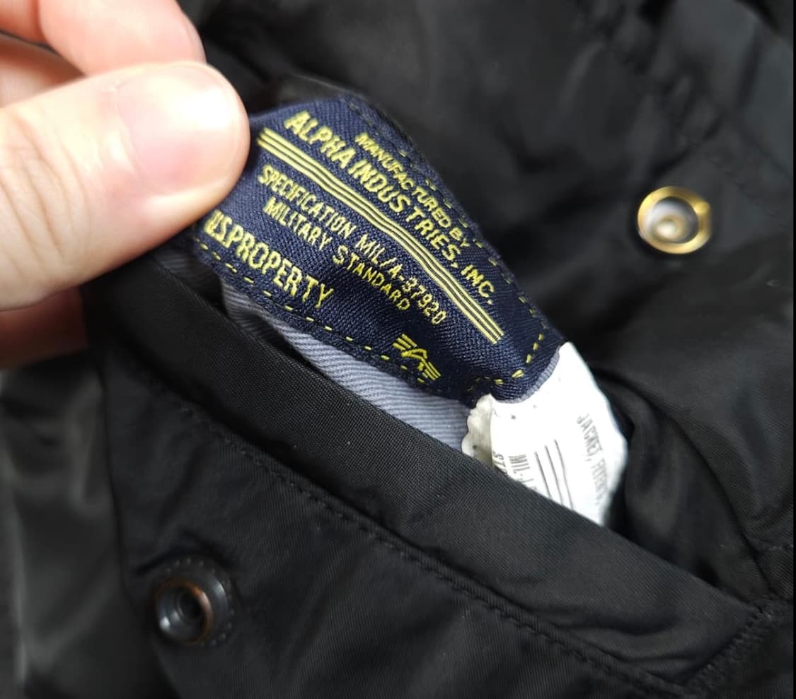 알파인더스트리 항공자켓 상품이미지3