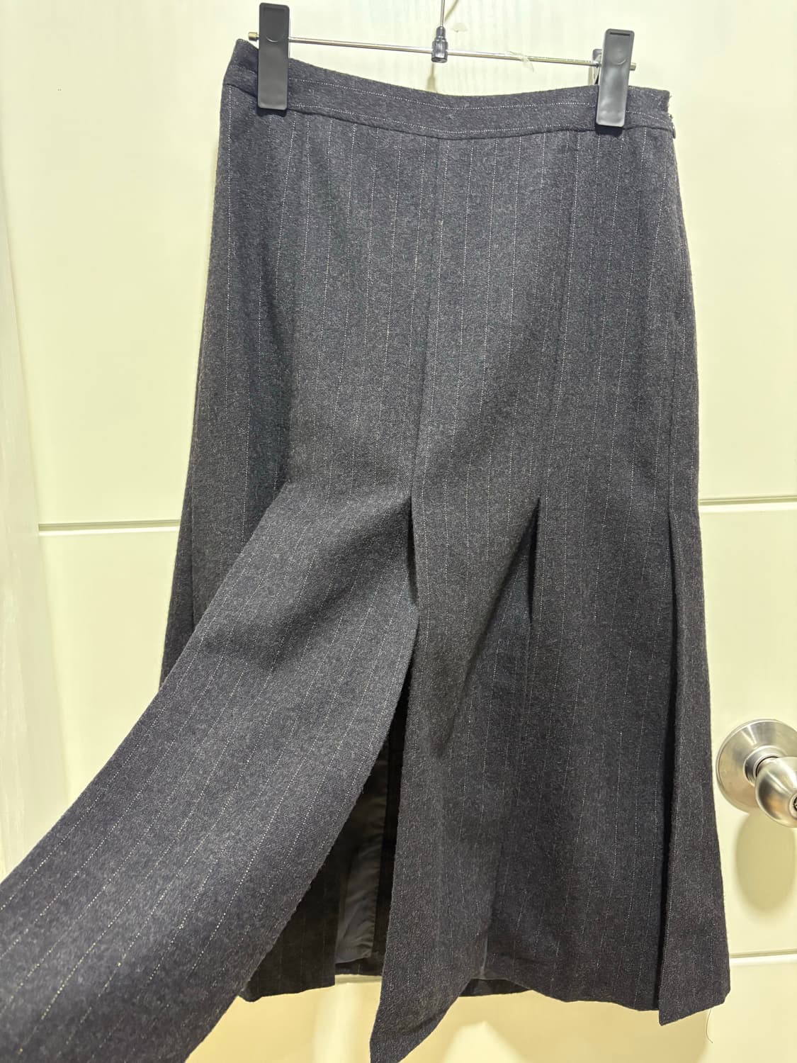 울 플리츠 스커트 상품이미지4