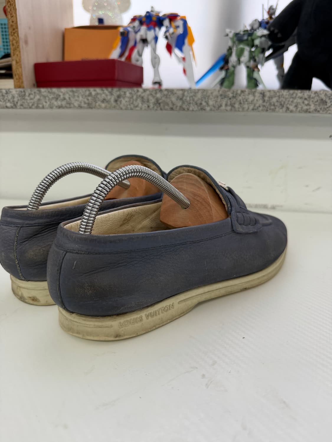 정품) 루이비통 LV로고 남성 로퍼 7.5(265) 상품이미지5